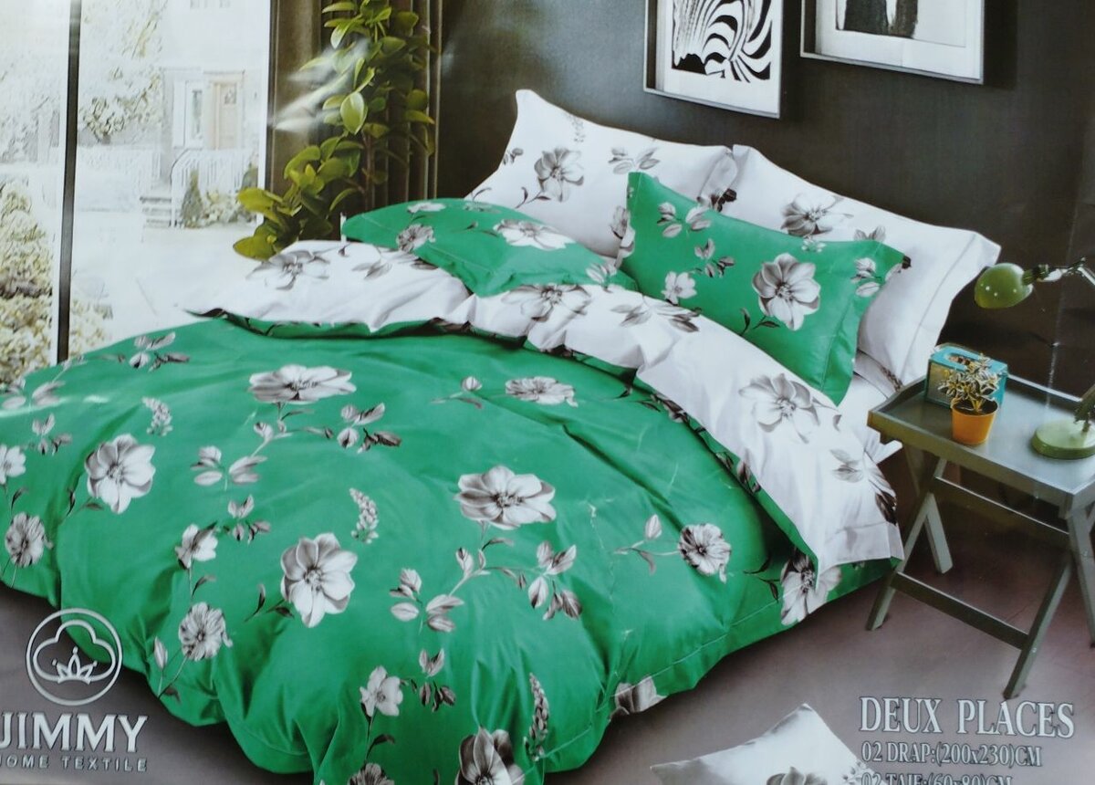 Parure de lit motifs géométriques