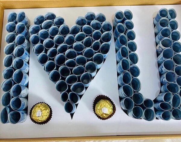 Money and Flower Bouquet