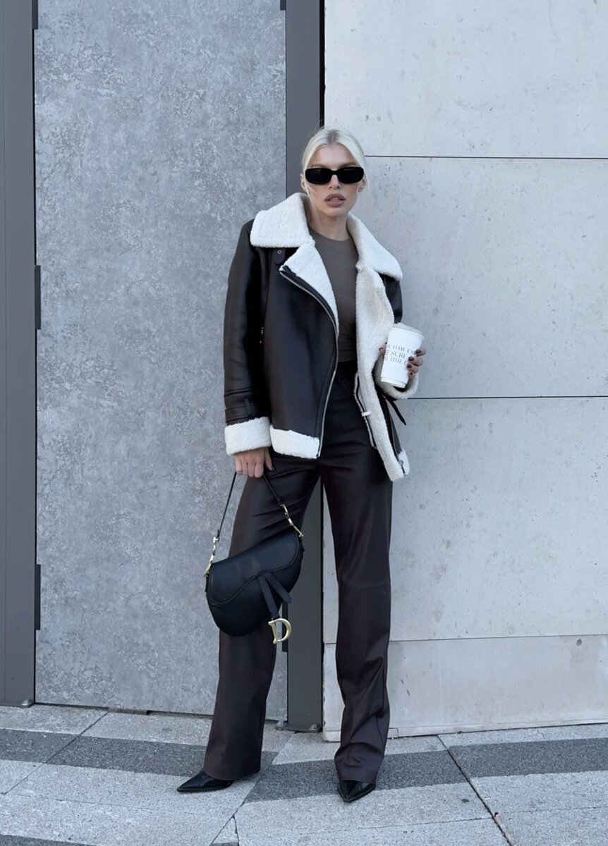 Натуральная кожа дубленка