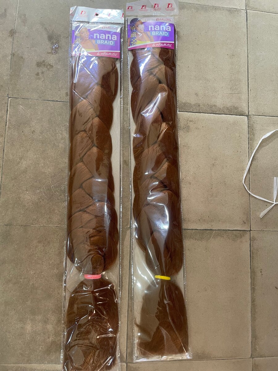 Extensions tresses longs noirs