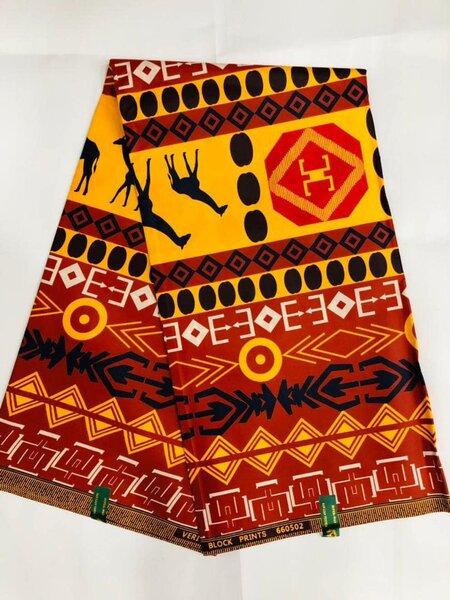 Polyester fabric with print