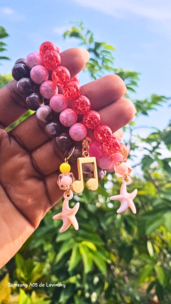 Bracelet en perles colorées