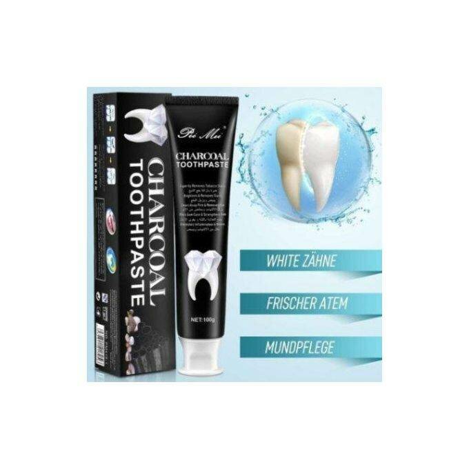 Dentifrice au charbon blanchissant