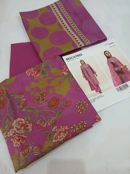 3 piece lawn suit