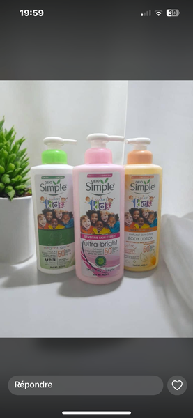 Lotion hydratante pour enfants