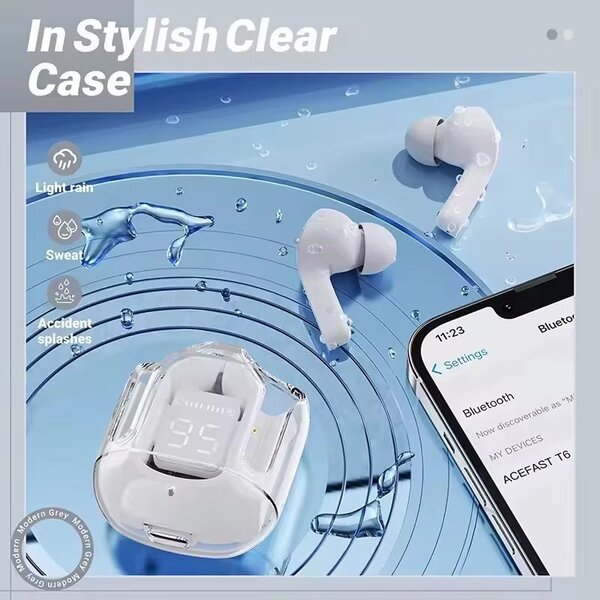 Écouteurs Bluetooth étanches élégants