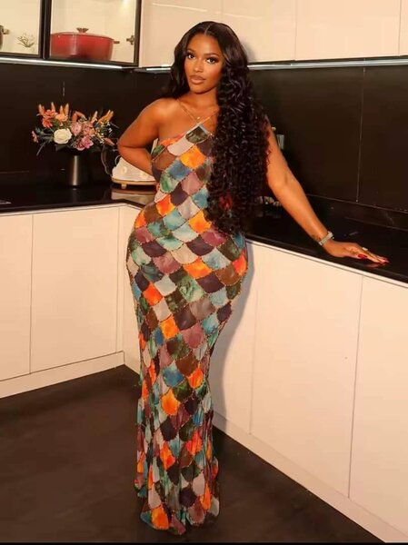 Robe Longue Colorée Femme