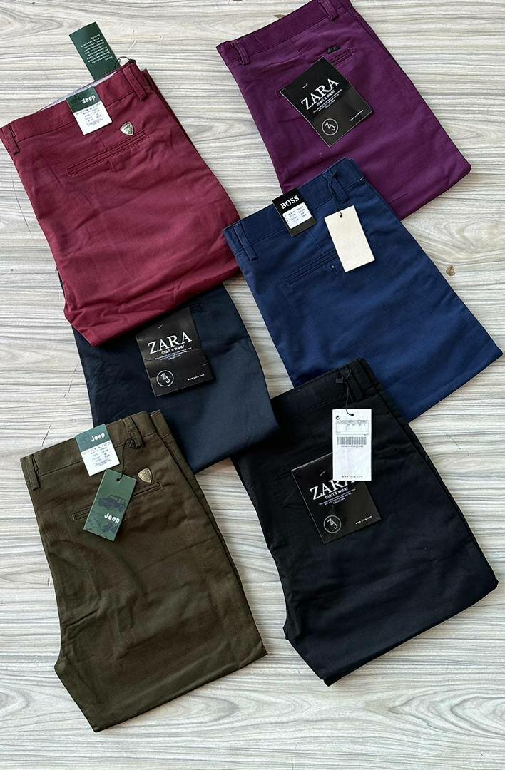 Khaki trousers available