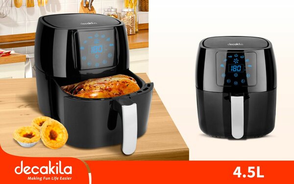 Friteuse a air électrique 4,5L/1400w + écran led keec039B