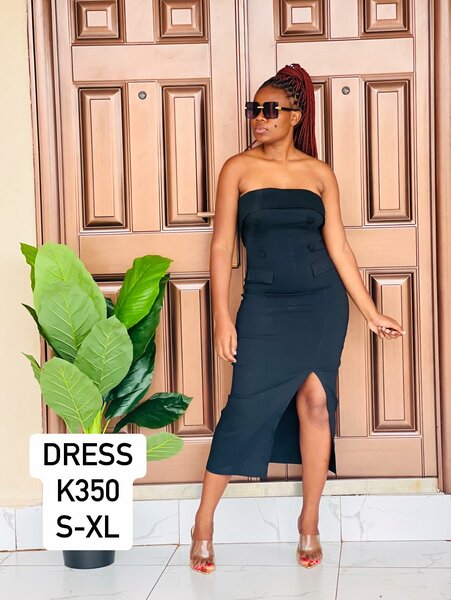 Women's Black Sleeveless Dress S, M, M, L, XL