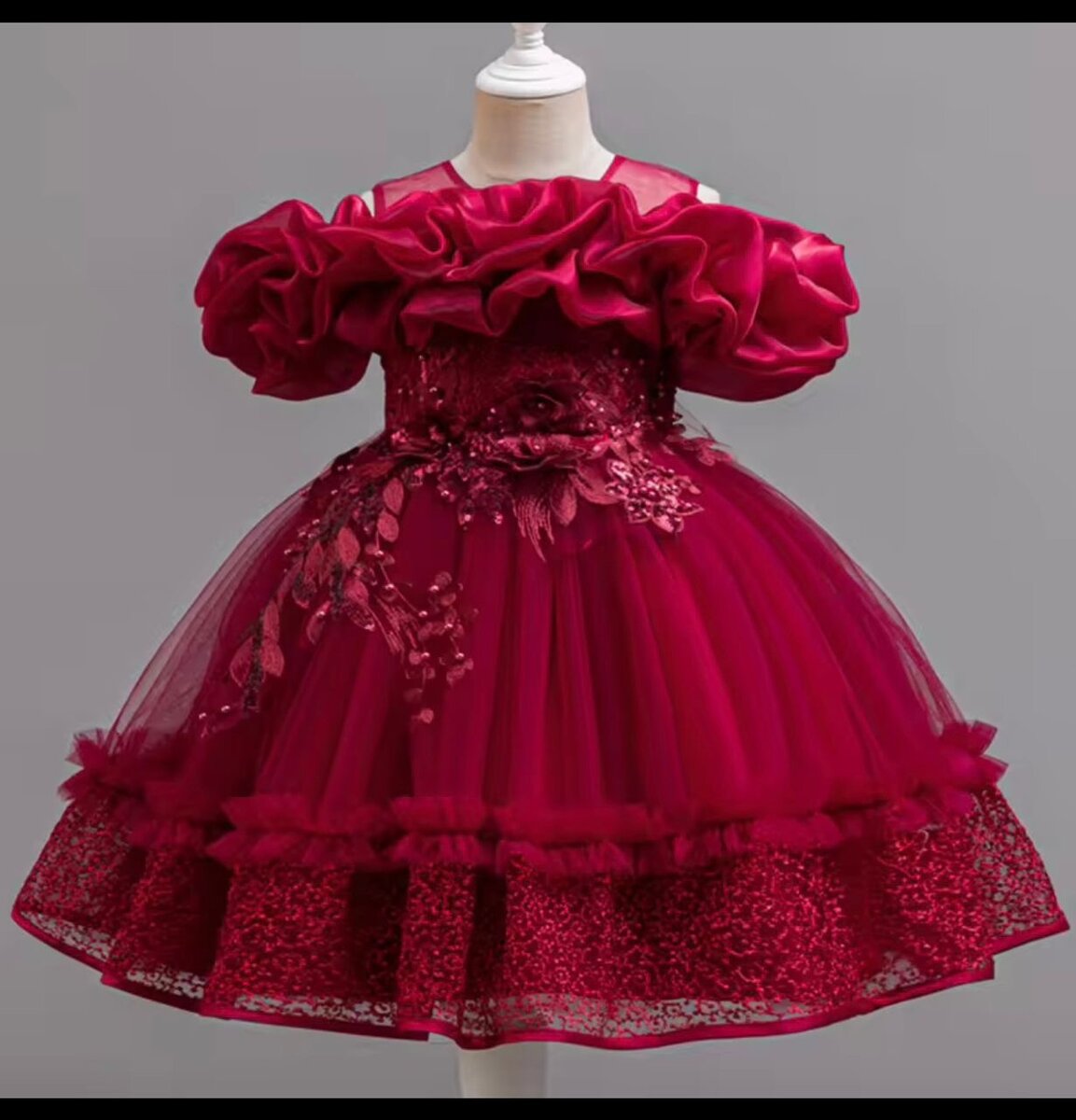 Robe de princesse fille élégante
