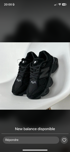 Baskets noires confortables