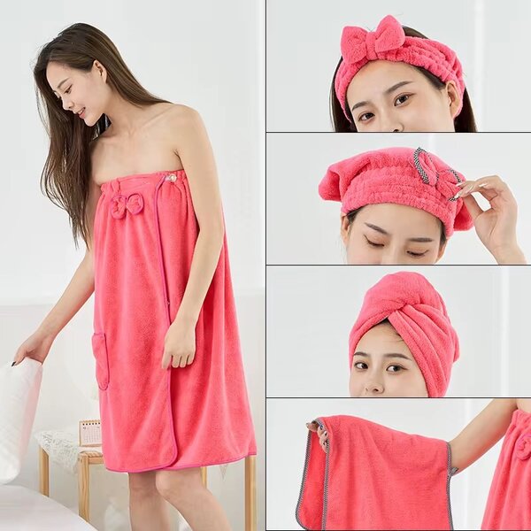 Ensemble de serviettes et bandeau spa
