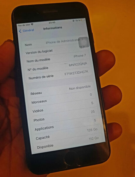 iPhone 7 32Go Noir