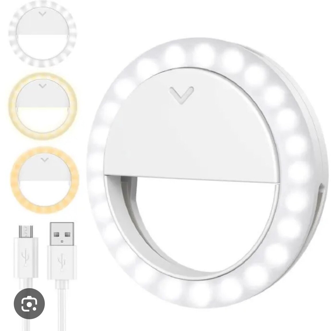 Anneau Lumineux Selfie USB