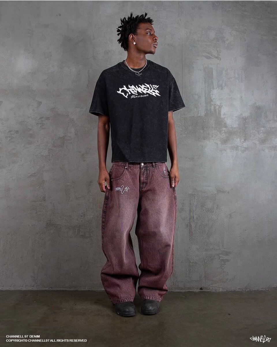 Jeans amples décontractés