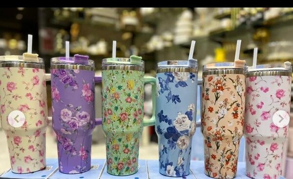 Gobelets Isothermes à Fleurs