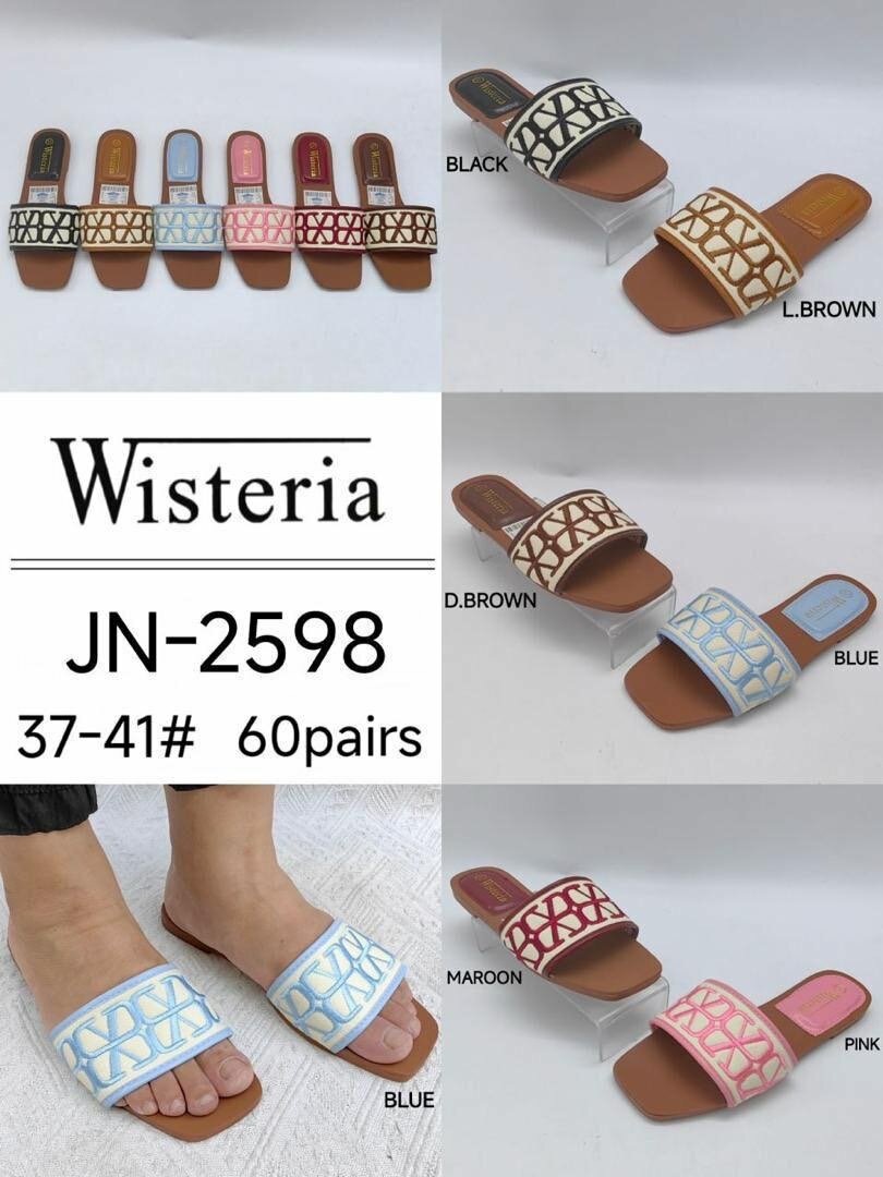 Sandales plates élégantes Wisteria