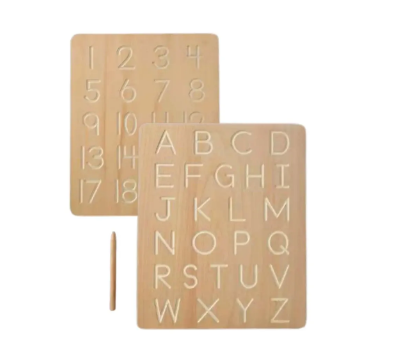 Double-sided Wooden Writing Board / 3yrs+