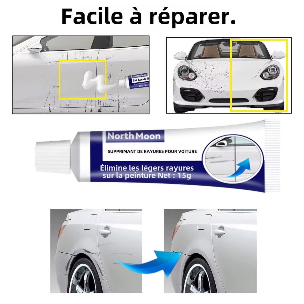 Désincrustant Rayures Voiture
