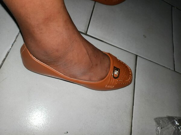 Ballerines confortables marron