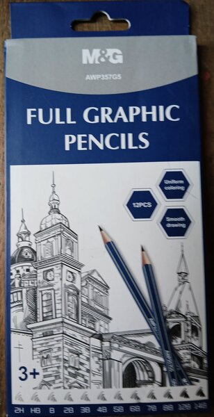 Crayons graphiques M&G 12 PCS