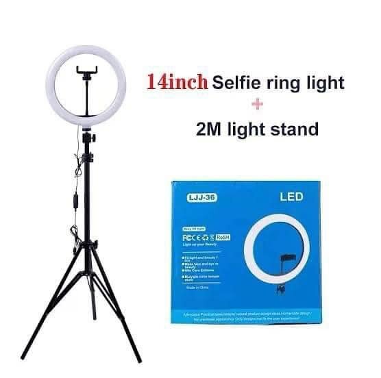 14” RING LIGHT 36cm with Stand 