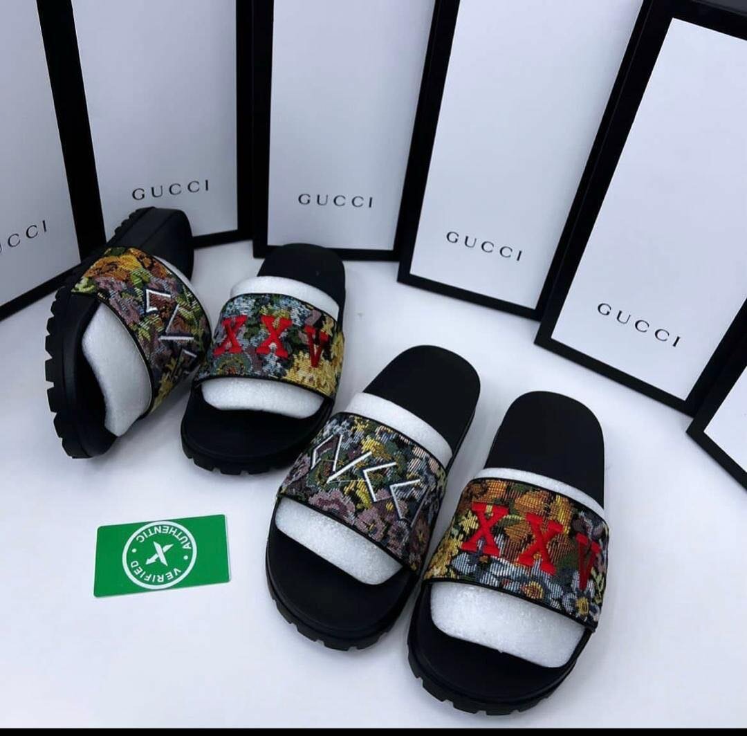 Valentino and Gucci Slides ( original)