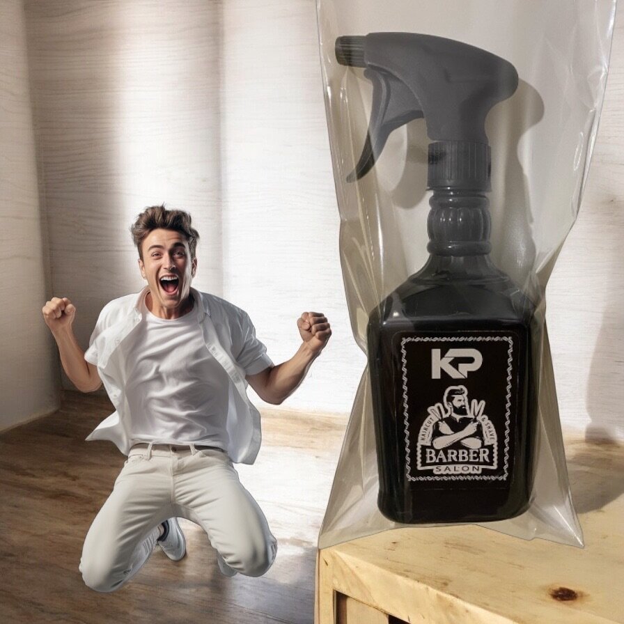Retro Style Barber Salon Water Sprayer Bottle High-Quality