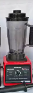 The blender is   red
