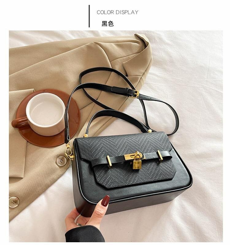 Sac à main élégant avec verrou