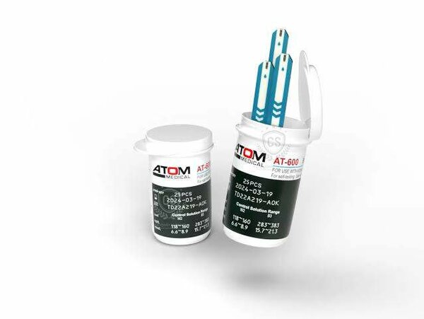 ATOM GLUCOMETER 50 SUGAR TESTING STRIPS 2 X 25