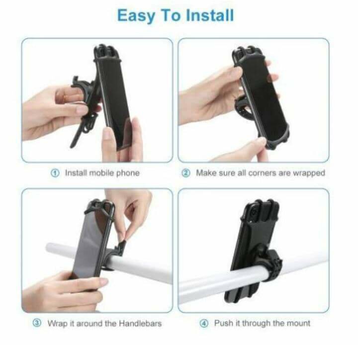 Support téléphone velo