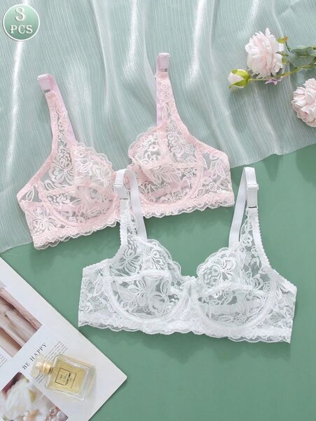 Lot de soutiens-gorge en dentelle et confort