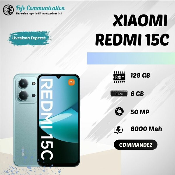 Xiaomi Redmi 15C - 128GB - 6GB