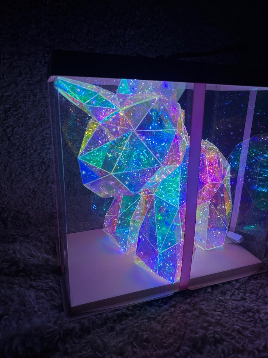 Светодиодный единорог