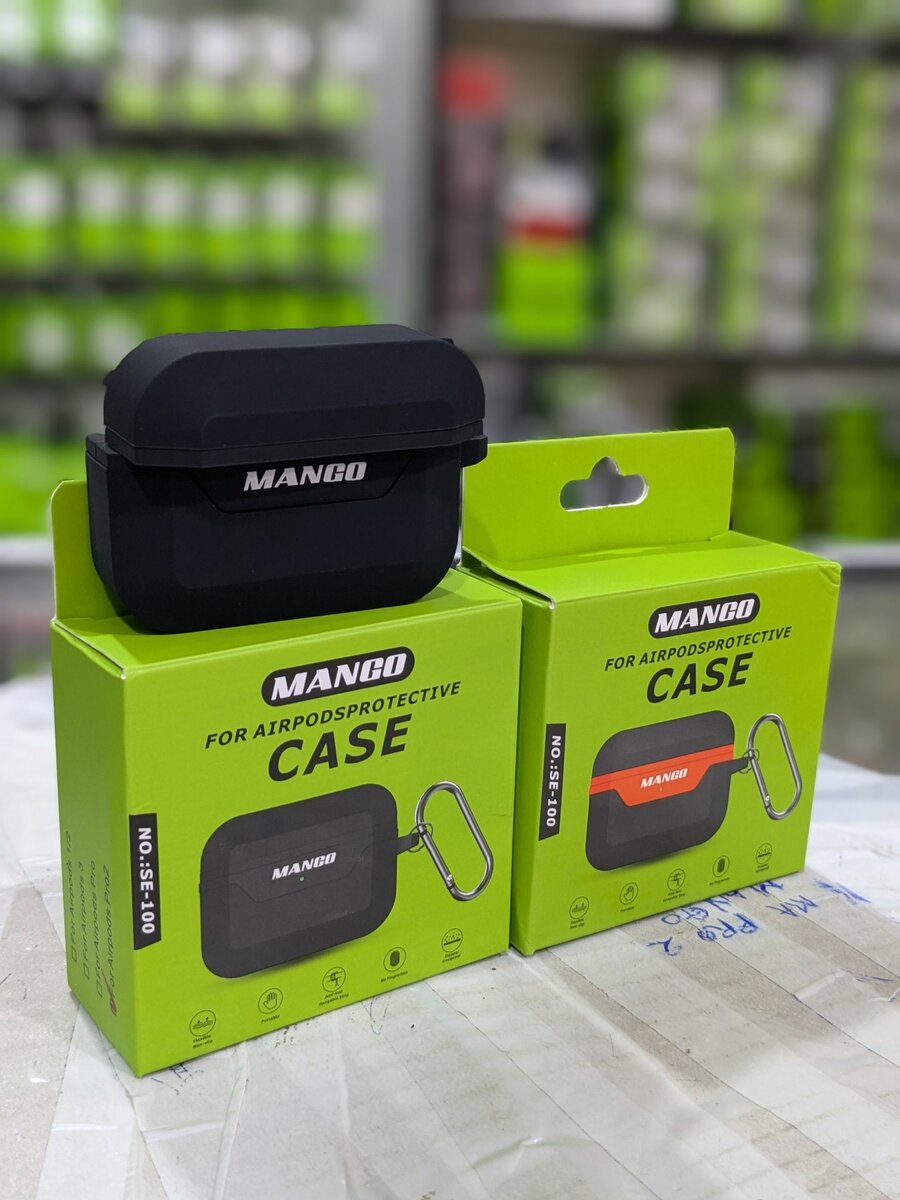 Mango airpods silicone cases