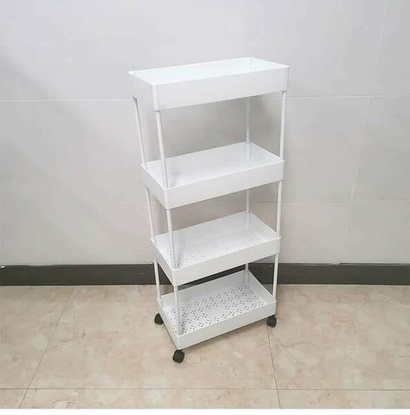 4 tier layer multipurpose trolley kitchen rack
