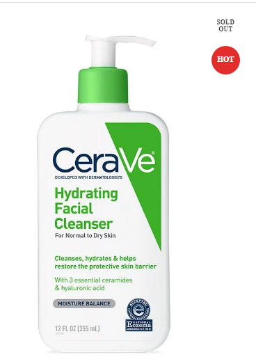 Cerave Hydrating Facial Cleanser
