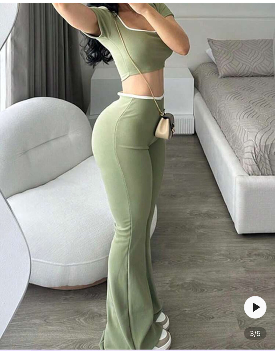 Ensemble de sport femme vert