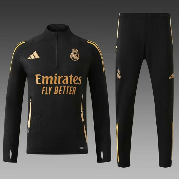 Survêtement Football Homme Noir