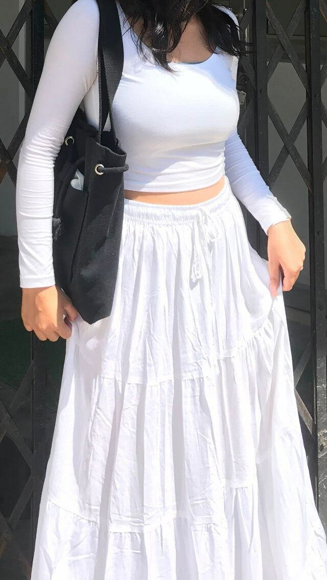 Jupe longue bohème élégante