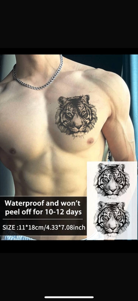 Tatouage Temporaire Tigre Étanche