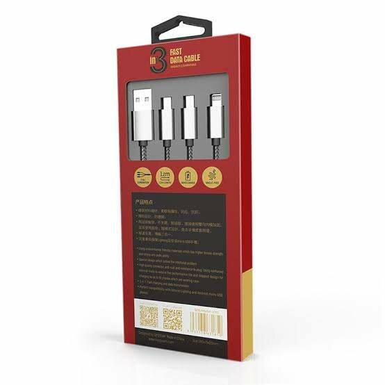3 in 1 fast Data Cable