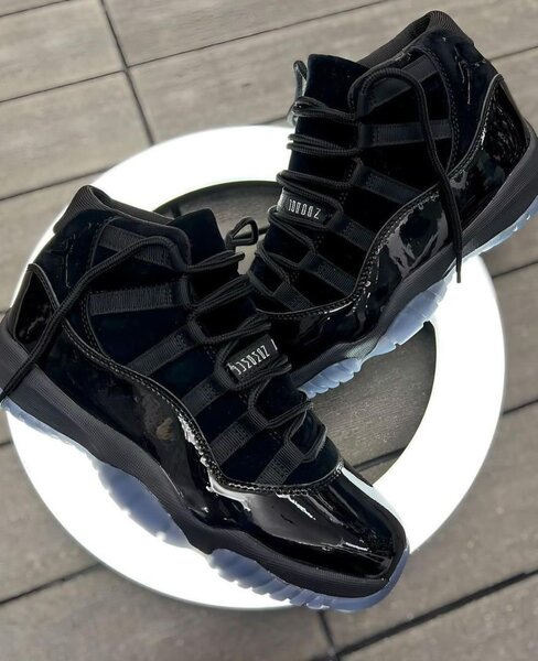 Baskets montantes noires élégantes