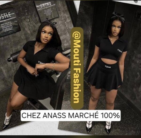 Robe Noire Mouti Fashion