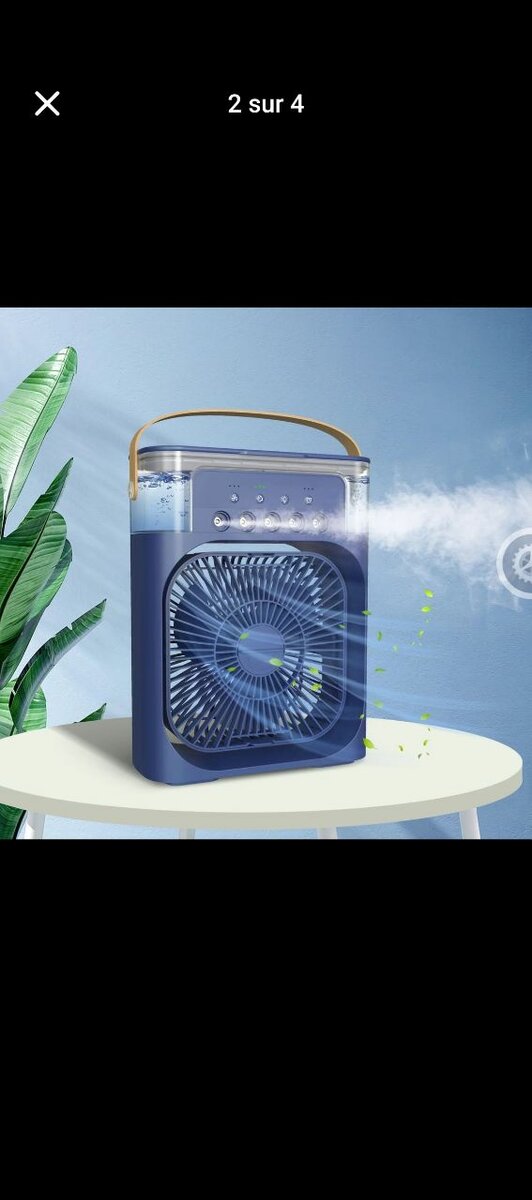 Purificateur d'air portable avec veilleuse