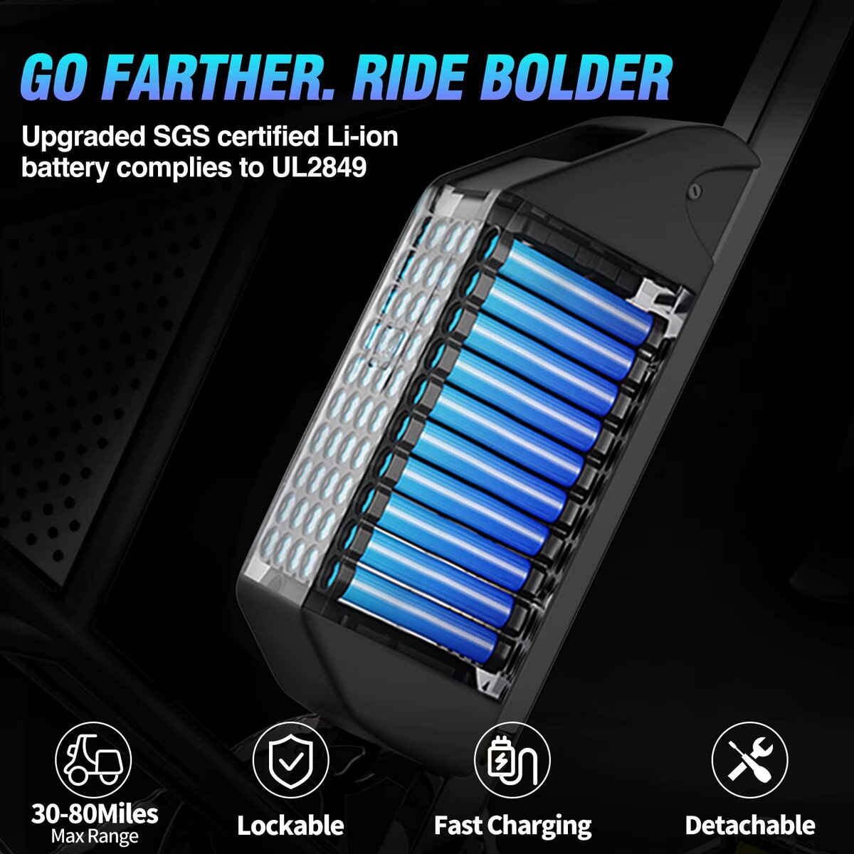 Vélo électrique tout-terrain haute vitesse