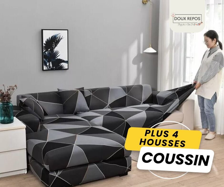 Housse élastique pour canapé