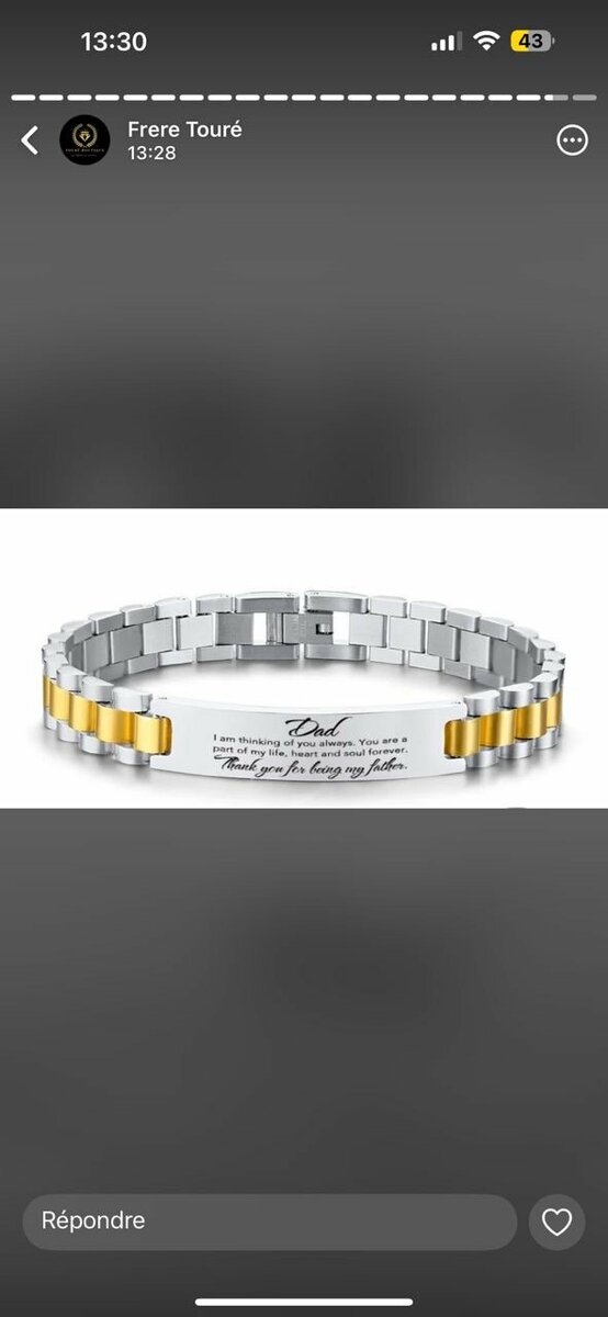 Bracelet personnalisé